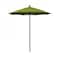 California Umbrella 7.5' Black Aluminum Market Patio Umbrella, Olefin Kiwi 194061334775 - alternate 1